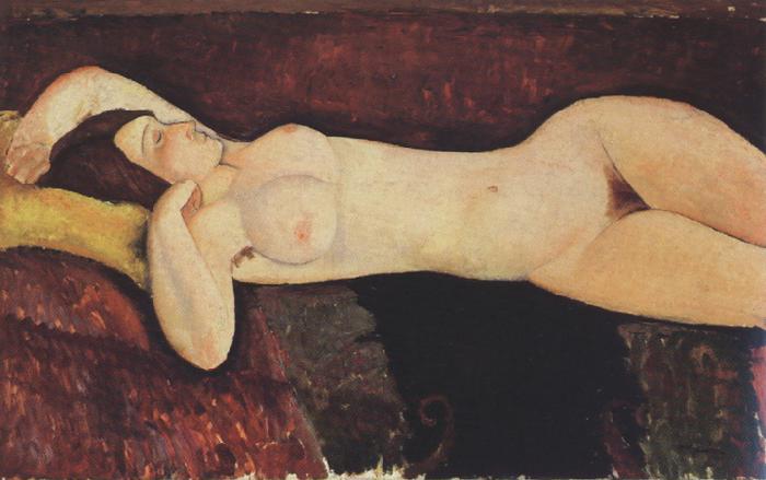 Amedeo Modigliani Reclining Nude (mk39) France oil painting art
